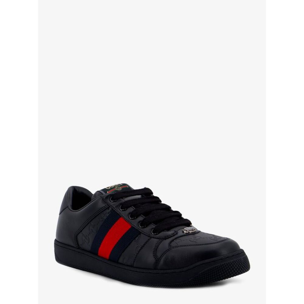Gucci Men Screener Leather Sneakers - Picture 2 of 5
